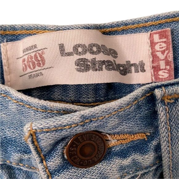 Vintage Levi's 569 Loose Straight Denim Pants in Size 14 Regular, 27 x 27 - Picture 12 of 14